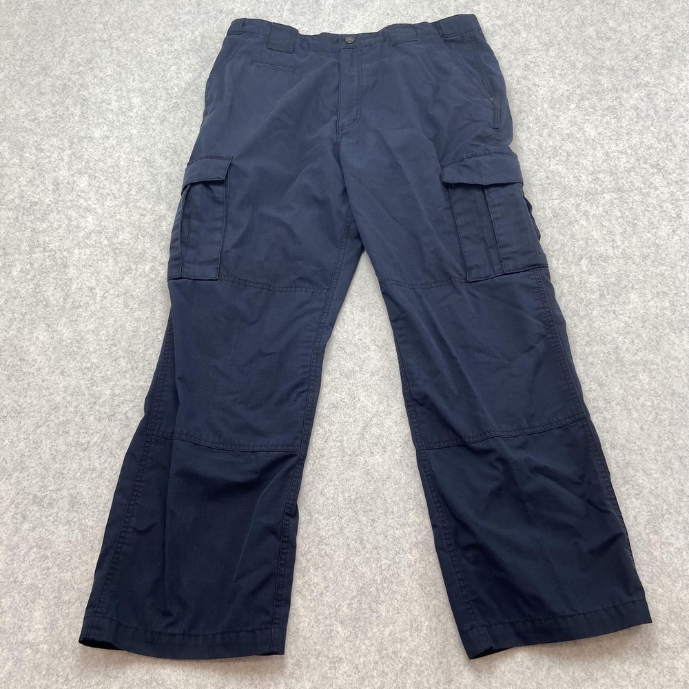 Propper Pants Mens 36x30 (35x28) Navy Cargo Tactical Polyester Cotton Canvas